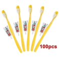 thumbnail image 1 of disposable travel toothbrush toothpaste kit, 1 of 5