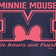 thumbnail image 3 of Disney - Minnie Mouse - In Bows We Trust - Youth Crewneck Fleece Sweatshirt, 3 of 5