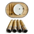 thumbnail image 2 of Vintage Rustic Wooden Placemats Table Mats-Unique Decoration on the Dining Table, 2 of 9