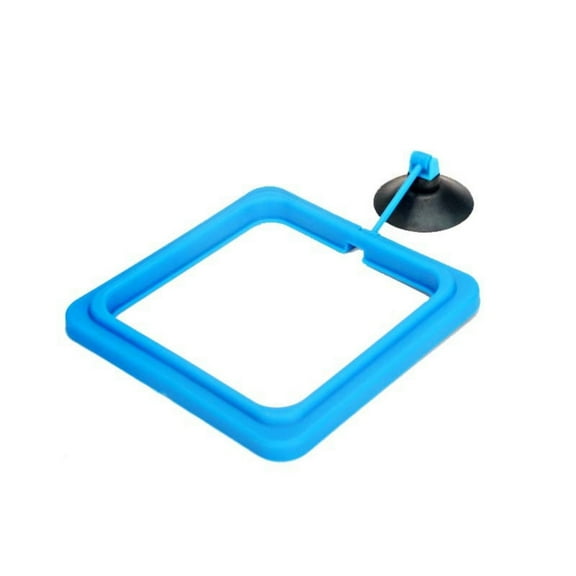 Fish Feeding Ring Aquarium Floating Food Feeder with Strong Suction Cup for Fish Tank Encourages Picky Eaters Durable Material
