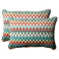 thumbnail image 1 of Pillow Perfect 505459 Nivala Bleu Surdimensionné Rectangle Jeter Oreiller (Lot de 2), 1 of 2
