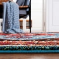 thumbnail image 5 of SAFAVIEH Vintage Hamadan Kimmee Oriental Area Rug, Red/Blue, 5'3" x 7'6", 5 of 9