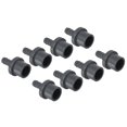 thumbnail image 1 of Unique Bargains UPVC Reducer Pipe Fitting 20mm OD 9mm Barbed, 8 Pack Straight Coupling Adapter Connector, Grey, 1 of 5