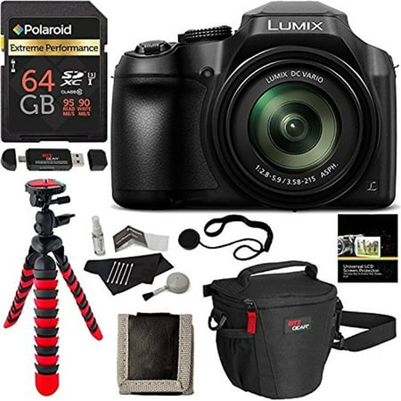 Panasonic FZ80 Lumix 4K Long Zoom Camera 18.1MP F2.8-5.9  MANUFACTURER (Best Long Zoom Point And Shoot)