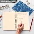 thumbnail image 5 of Notebook 8.3x5.7x0.4 Inch One Sizex2 Journey Note Diary Hardcover Notebook 60 Pages,80g Paper Writing Smooth and Not Easy to Break Blue Wave, 5 of 8