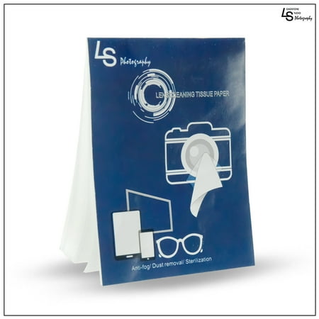 Cleaning Paper Tissue for Camera Lenses, Filters & Other Optical Devices Removes Dust & Lint Pack of 50 Sheets by Loadstone Studio WMLS1155