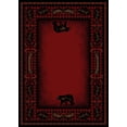 thumbnail image 2 of Mayberry Rug AD6690 8X10 7 ft. 10 in. x 9 ft. 10 in. American Destination Woodlands Plaid Area Rug, Red, 2 of 2