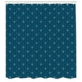thumbnail image 3 of Ambesonne Fleur De Lis Shower Curtain, Middle Ages Design, 69"Wx84"L, Dark Teal and Slate Blue, 3 of 3