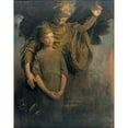 thumbnail image 2 of Abbott Handerson Thayer 20x24 Gold Ornate Framed and Double Matted Museum Art Print Titled - Boy and Angel&nbsp; (1918), 2 of 4