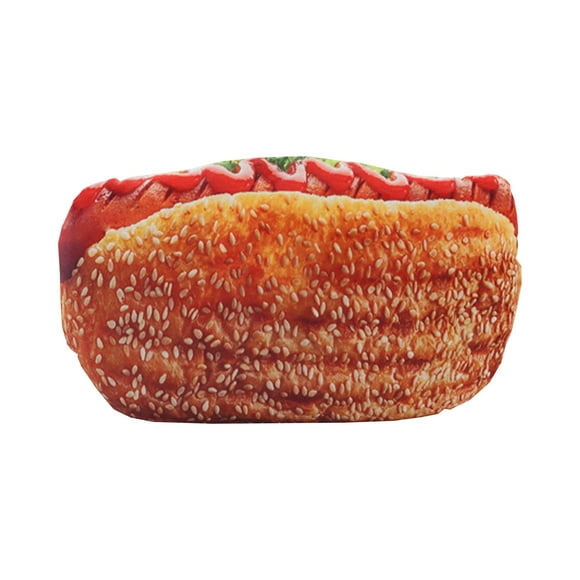 Floor Pillow Printed Plush Toy Throw Pillow Hot Dog Strip Throw Pillow Office Nap Pillow Multi-Purpose Cushion Simulated Food Throw Pillow Home Nap Comfortable Soft Pillow Small Pillows for Sleeping