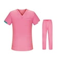 thumbnail image 1 of Conjunto de Uniforme Médico Strade Fareast Limited Top y Pantalones de Enfermera S Rosa, 1 of 8