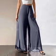 thumbnail image 2 of LEKODE Pants Women Comfy Pants Women Running Pants Women Flared Leggings for Women Business Casual Pants for Women Lounge Pants Women Fishing Pants Yoga Pants Women Gray S, 2 of 5