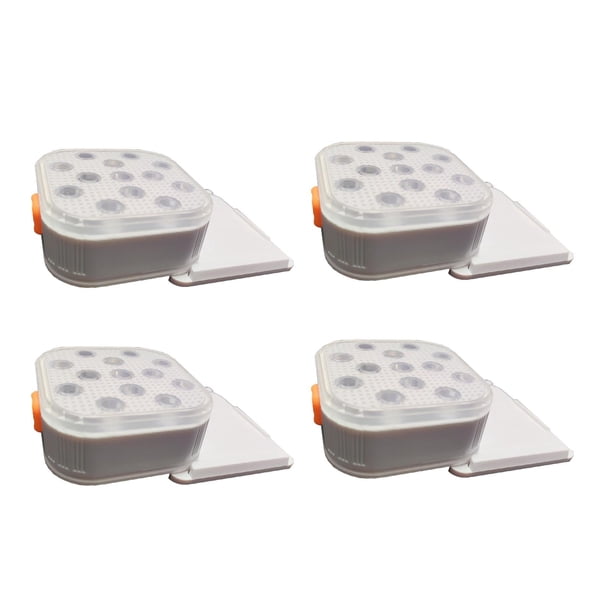 Luz sumergible 13 LED IP68 luces LED impermeables para fiesta en estanque de acuario 4 piezas mayimx Luz sumergible