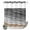 AbstractXM3962, variant on No Hook Shower Curtain with Built-in Rings - Black And White Cow Print Washable Waterproof Fabric Bathroom Curtains for Hotel,Rentals, 72X 96 Inch Extra Long , Farmhouse
