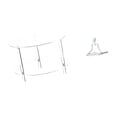 thumbnail image 6 of CarpNettore Clear Acrylic Side Table End Table Compact for Drink NightStand Bedside Furniture Easy Assembly for Living Room Bathroom Home Thinker Statue Decorative Figurine Unique Creative, 6 of 8