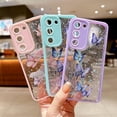 thumbnail image 2 of case for Samsung Galaxy S23 Case, Samsung S23 Cases Cute for Women Galaxy S23 Glitter Case with Butterfly Soft TPU Clear Sparkle Shockproof Lens Protection S23 Phone Cover for Girls 6.1” (Pink), 2 of 10
