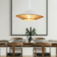 thumbnail image 7 of Alora Lighting PD633215MBBR Daphne 15" Wide Pendant - Matte Black / Brown Cotton Rope, 7 of 7