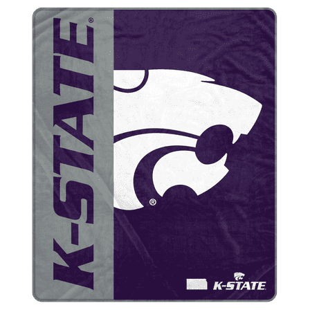 NCAA Kansas State Wildcats 50x60 Inch Ultra Soft Tailgate Throw