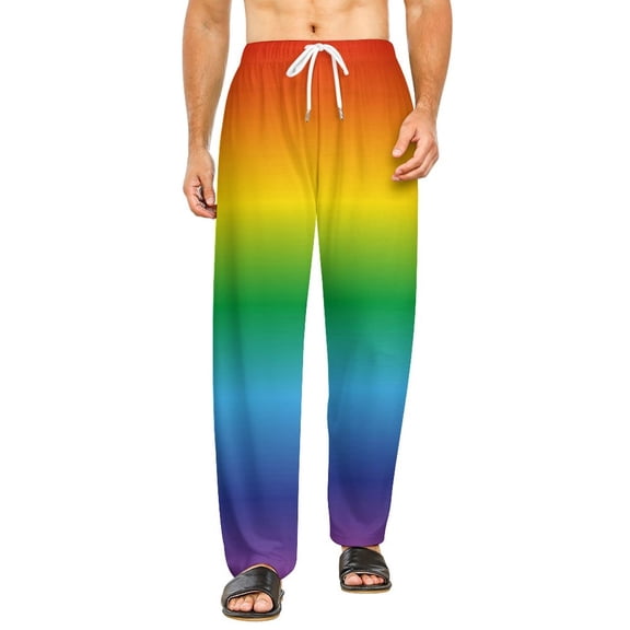 Nihoren Men's Pajama Pants Soft Comfy Sleep Lounge Pants Pjs Bottoms with Pockets