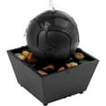 thumbnail image 1 of MesaSe Indoor Water Fountain  Tabletop Waterfall Fountain  with Light  Nature Sounds  Pebbles  7‘‘, 1 of 9