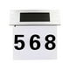 thumbnail image 1 of Address Plaques House Numbers Solar Powered Illumination Outdoor Use Stainless Steel Led Bright Display 2Pack, 1 of 4