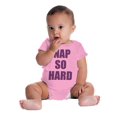 thumbnail image 4 of Nap So Hard Funny Rap Hip Hop Baby Romper Boys or Girls Infant Baby Brisco Brands 24M, 4 of 6