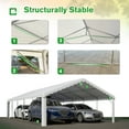 thumbnail image 4 of LZBEITEM 20' x 32' Large Heavy Duty Outdoor Canopy Party Tent & Carport, Heavy Duty Outdoor Wedding Gazebo with 4 Sand Bags, Event Shelter Canopy for Outdoor Event, Wedding, Birthday Party, White, 4 of 15