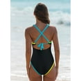 thumbnail image 2 of Traje de baño popvil de una pieza para mujer con control de barriga, 2 of 7