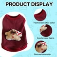 thumbnail image 3 of TELOLY Kitten Clothes,Cotton Pet Costumes for Kittens and Puppies,Gingerbread Man All-Season Cat Costumes for Cats Only,Style2,Xxs, 3 of 7