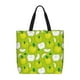 thumbnail image 1 of Fotbe Green Apple Bolsa Tote con Estampado para Mujer, Bolsos con Cremallera, Bolsa de Hombro Casual de Gran Capacidad con Bolsillos Internos, 1 of 7