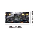 thumbnail image 3 of Fiudx Artículos en oferta con ofertas flash Fondo de garaje de Halloween, tela decorativa para colgar, fiesta con tapiz decorativo, 3 of 4
