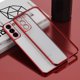thumbnail image 1 of Funda transparente de silicona con marco cuadrado chapado de lujo para Samsung Galaxy S21 FE S21 S22 S23 Ultra Plus 5G, funda trasera transparente Deng Xun unisex, 1 of 2