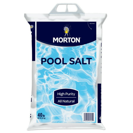 Morton® Pool Salt, 40 lb. Bag – All Natural, Highly (Best Salt System For Inground Pool)