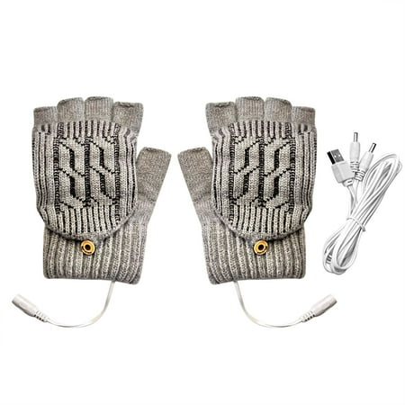 

Off Promotions! Jiiey Work Gloves Winter Electric Heating Warm Gloves Usb Gloves Plush Mobile Power Computer Electric Heating Gloves 1 Pair of Usb Heated Gloves Clearance Sale