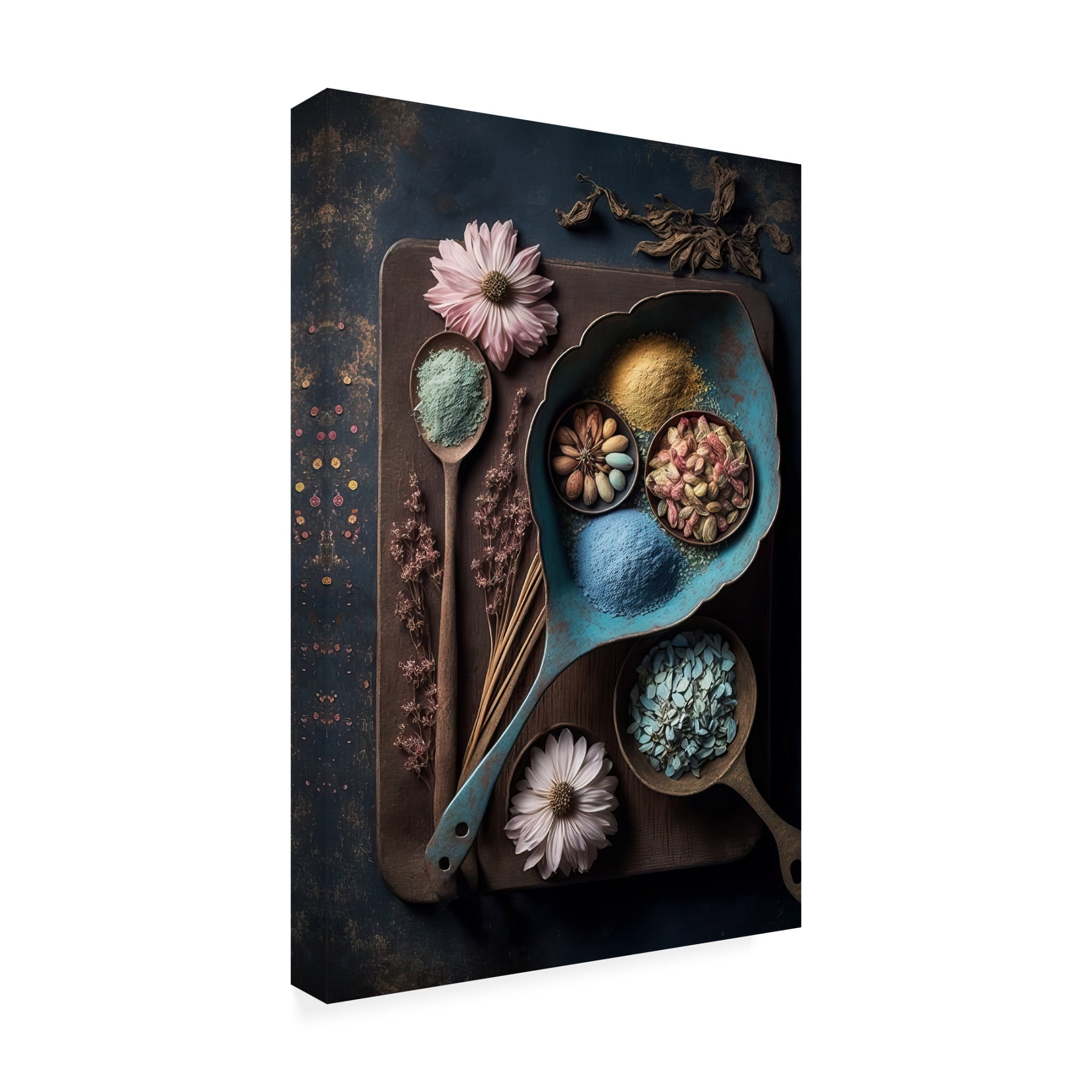 Canvas Wall Art - Treechild 'Spices' Wall Art for Living Room, Bedroom, or Office D?cor by Trademark Fine Art - 22 x 32 Inches