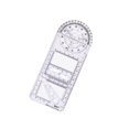 thumbnail image 1 of Xingzhi Multifunctional Drawing Ruler Angle Measuring Template Tool primary school, 1 of 9