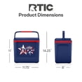 thumbnail image 5 of RTIC Road Trip 8 Qt Hard-Sided Personal Cooler, Fits 12 Cans, Fireworks, 5 of 8