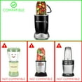 thumbnail image 6 of 4 Pack Extractor Blade Replacement Parts Compatible with NutriBullet RX N17-1001 1700-watt Blenders, 6 of 6