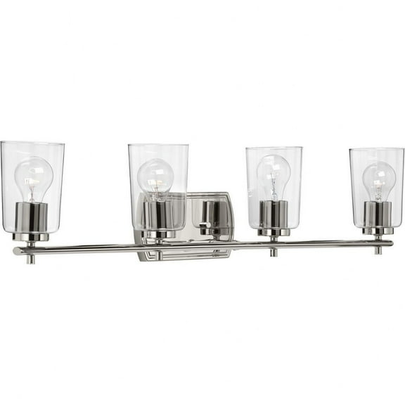P300157-104-Progress Lighting-Adley - 4 Light - Cylinder Shade in New Traditional and Transitional and Traditional style - 32 Inches wide by 7.63