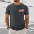thumbnail image 5 of Ramiter Men's America 250Th Anniversary Printed T-Shirt Patriotic Falg Shirts for Men(Dark Gray,2XL), 5 of 8
