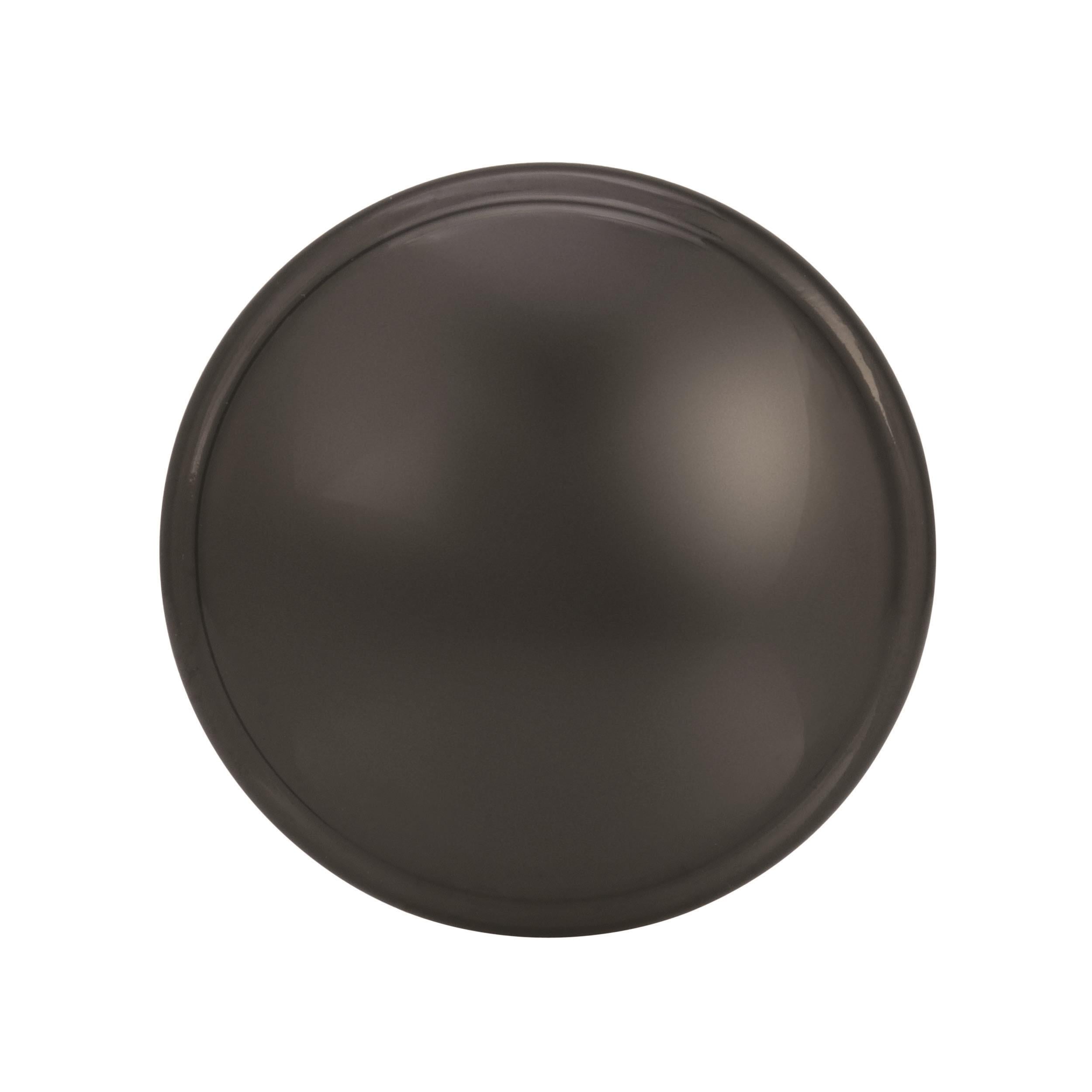 Amerock Ravino 1-1/4 in (32 mm) Diameter Black Nickel Cabinet Knob