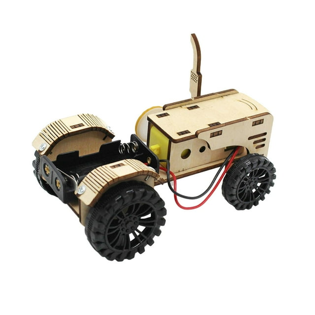 Bunblic Tractor Science Experiment Kits Wood Stem Building Kits Assembling Science Models 3D Puzzles for Girls Children Holiday Gifts
