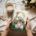 thumbnail image 3 of Easter Egg Bullmastiff Bunny Ear Welcome Spring Truck Spiral Bound Journal Dog Lover 5x7in Spiral Notebook - 12002, 3 of 5