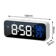 thumbnail image 2 of Digital Alarm Clock 1 Set Awaken Glow-in-the-dark Creative Temperature Humidity LED Clock, 2 of 5