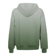 thumbnail image 6 of Pxxlle Trendy Hoodies for Women Plus Size Zip Up Hooded Sweatshirt Gradient Graphic Hooded Jacket Fall Winter Long Sleeve Sweatshirts with Pockets Green L, 6 of 7