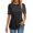 Black, variant on BAODANN Short Sleeve Womens Tops Dressy Casual Blouses For Women 2025 Trendy Crew Neck T Shirts Summer Shirts for Women Spandex T Shirt Women Large Woman Shirt Women Shirts Workout Womens T Shirts