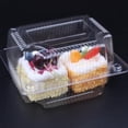 thumbnail image 1 of Contenedor de rebanada de pastel,Recipiente transparente para comida con bisagras Recipiente para llevar,Contenedor de cajas individuales para rebanadas de pastel,Contenedor de comida Macarena Contenedor de rebanada de pastel, 1 of 8
