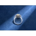 thumbnail image 5 of Asscher Cut Wedding Rings for Women S925 Sterling Silver Rings for Women 6*8mm Zircon Eternity Engagement Bands Stylish Hypoallergenic Personalized Zircon Rings, 5 of 8