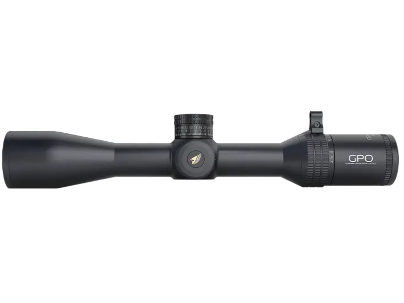 German Precision Optics Centuri 2.5-15x44mm 30mm Tube Rifle Scope, Second Focal Plane, MOAi, Black