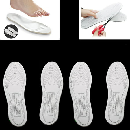 12 Pair Lot Unisex Memory Foam Insoles Shoe Pad Comfort Cushion Feet Heel (Best Shoes For Working On Feet All Day)